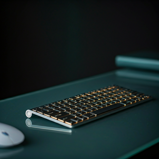 Modern minimalist workspace