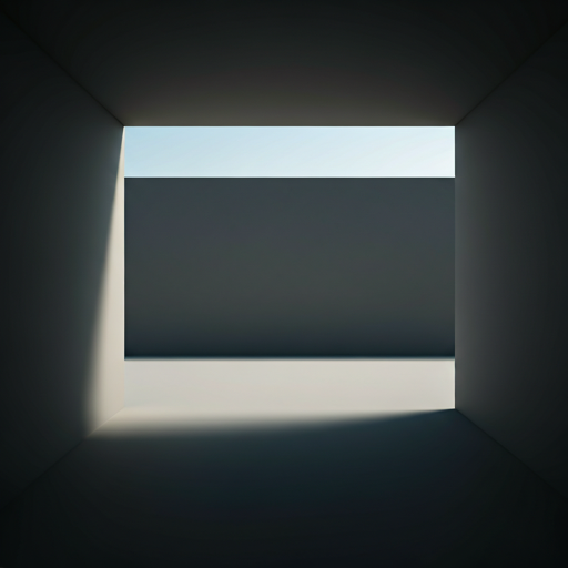 Minimalist architectural space