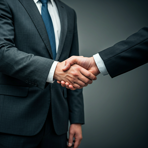 Business handshake